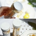 thumbnail image 5 of RichLink 4Pcs Edible Grade Gold Leaf Schabin Flakes 2G 24K Gold Decorative Dishes, 5 of 9