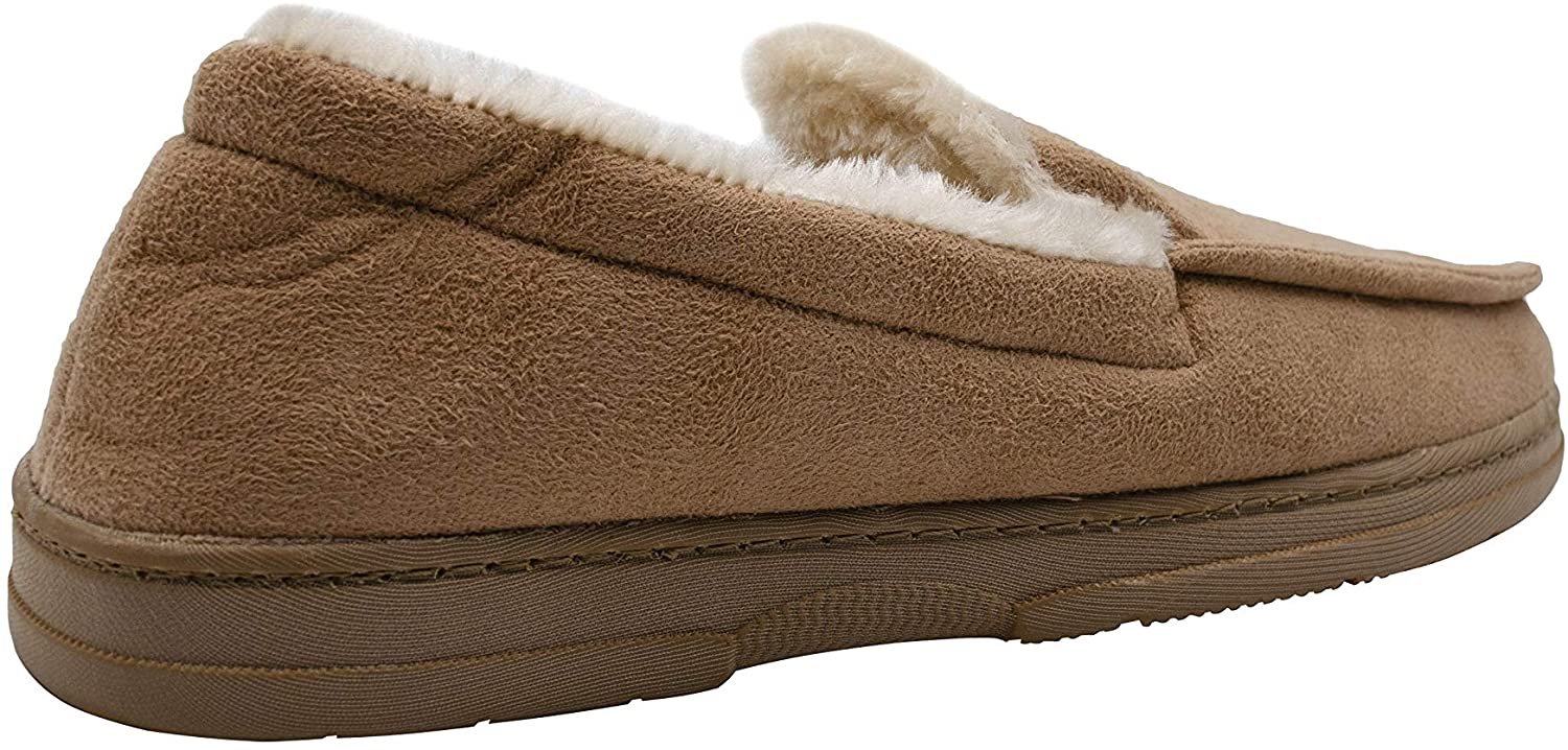 Gold Toe Microsuede Faux Fur Lining House Shoes, Beige (Men's) - image 3 of 4