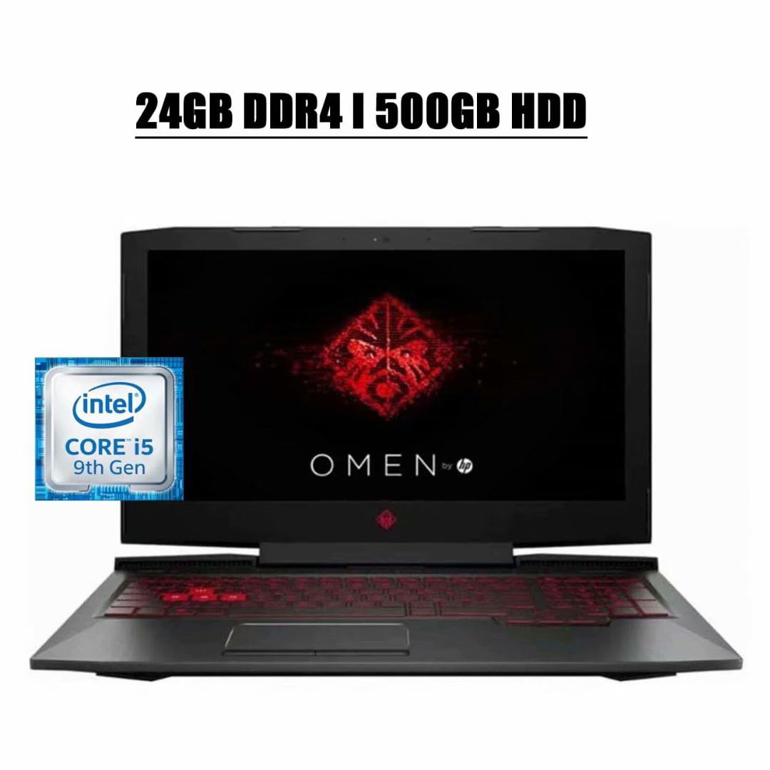 Grootste bros ophouden 2020 Newest HP Omen 15t Gaming Laptop I 15.6" FHD IPS Display I 9th Gen  Intel Quad-Core i5-9300H (>i7-7700HQ) I 24GB DDR4 500GB HDD I 4G GTX 1650  Backlit Keyboard USB-C WIFI