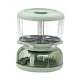 thumbnail image 2 of Dispensador de Cereales Dispensador de Cubo de Arroz, Contenedor de Arroz Giratorio de 6 degree, Caja de Almacenamiento de Arroz Impermeable Automática Par Verde Sunnimix contenedor de almacenamiento de arroz, 2 of 8