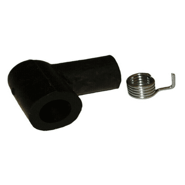 Kabuda Universal Rubber Spark Plug Cap Cover 5mm HT Lead Black Rubber