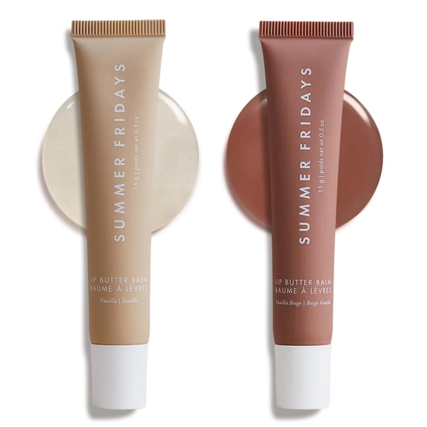 Set de bálsamos labiales con color Summer Fridays Tinted Butter Vanilla