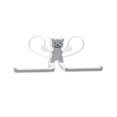 thumbnail image 2 of GROWTH TANK Bathroom Towel Rack Hanger Storage Rack Space Saving Multifunctional Paper Towel gray, 2 of 9