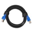 thumbnail image 2 of Wires 40Gbps 2000Mhz Cat8 Ethernet Cable Gold Plated RJ45 Conductor LAN Wires for Hubs Routers Networks Adapters, 2 of 7