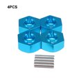 thumbnail image 3 of Dalazy 12MM Adaptateur de Moyeu de Roue pour 1/12 ECX ECX01011 Boost RC Performance de la Voiture avec Moyeu de Roue de 12MM Bleu 1Set, 3 of 6