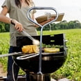 thumbnail image 3 of Colaxi Heat Deflector Handle, Handle for Stoves Heat Deflector, Easy to Use Stoves Accessories for Fire Pits Campfire Stoves, 3 of 8