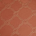 thumbnail image 3 of Semi-Sheer Embroidered Moroccan Curtain Panels, Rust, 3 of 4