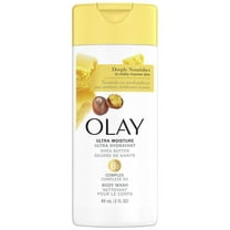 Olay Body Wash Ultra Moisture Travel Size Shea Butter, 3 oz 3.0 fl oz Pack of 2