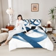thumbnail image 4 of Castle Fairy Vintage Oil Painting Twin Comforter Sets,Abstract Mid Century Bedding Set, 4 of 8