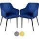 thumbnail image 1 of Set 2 Sillas Comedor Sillones Terciopelo Acolchadas Modernas, 1 of 5
