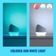 thumbnail image 5 of Lámpara de mesa inteligente WiZ Squire LED que cambia de color 620 lm, 5 of 7