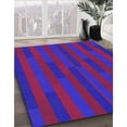 thumbnail image 3 of Ahgly Company Machine Washable Indoor Rectangle Transitional Raspberry Red Area Rugs, 5' x 8', 3 of 7