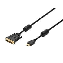 Monoprice Video Cable - 6 Feet - Black | 28AWG HDMI to M1-D Ferrite cores