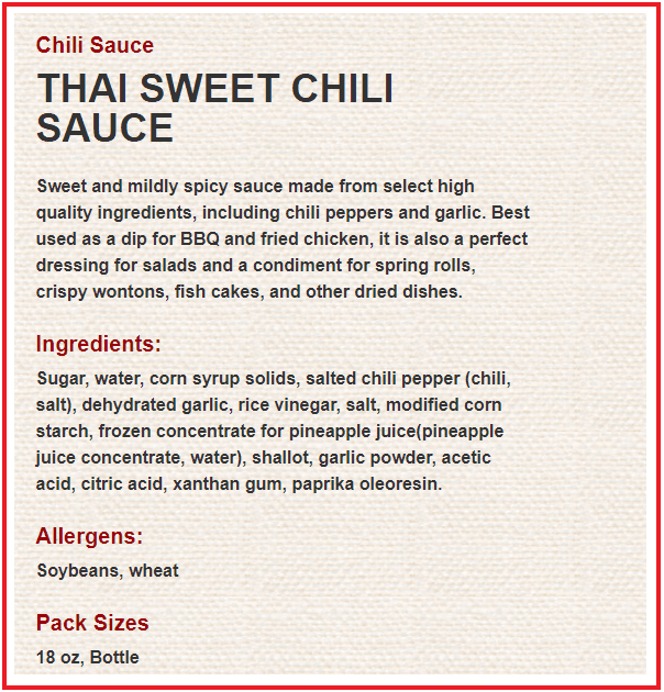 LEE KUM KEE - THAI SWEET CHILI SAUCE