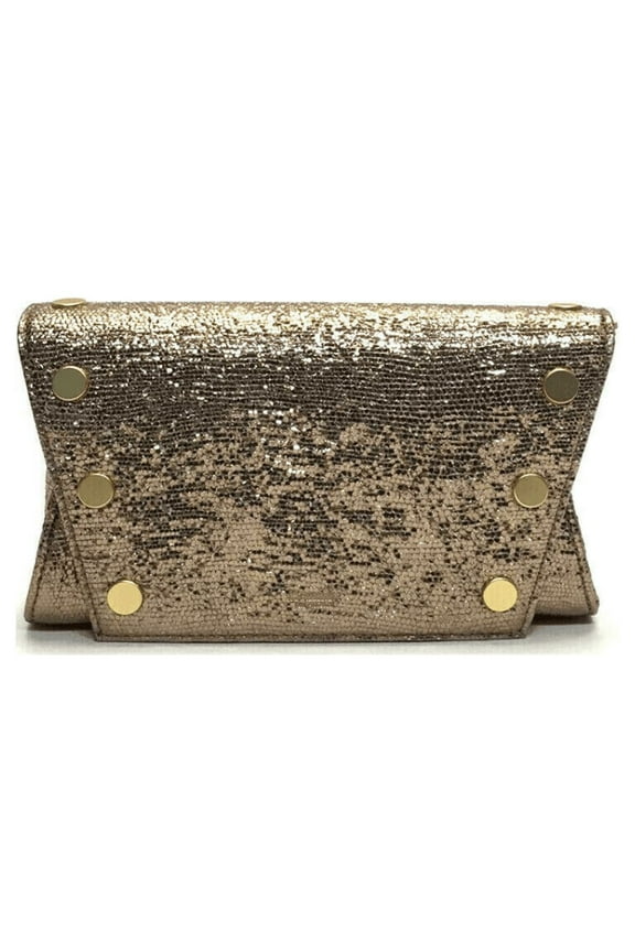 Roger Small Rose Metallic Hand Bag