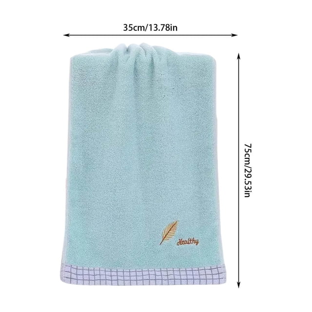 Towel Leaves Embroidered With Letters Absorbent For The Home Home Partner Face Hand Towel