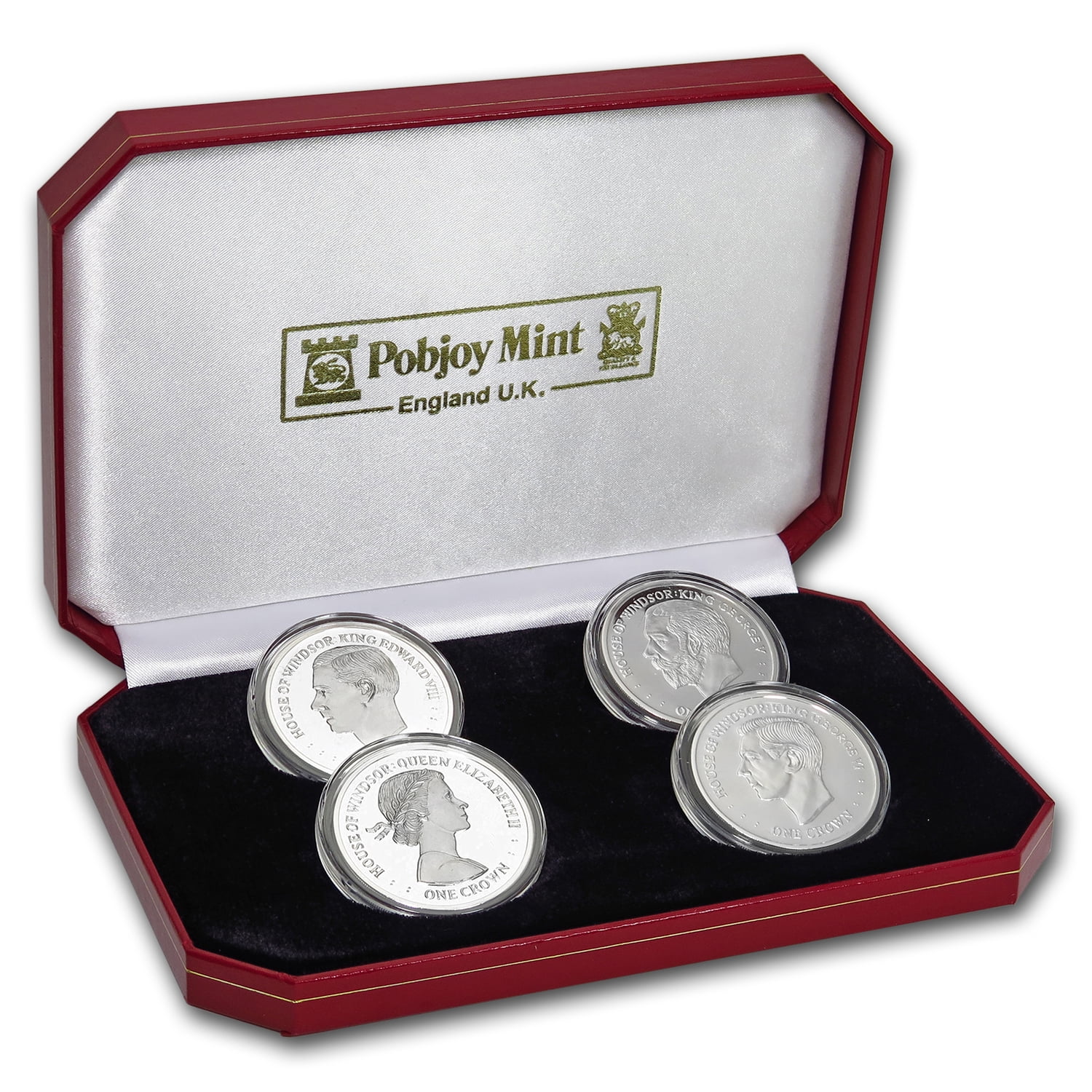 Pobjoy Mint 2017 Falkland Islands 4Pc Silver 1 Crown House of