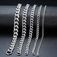 thumbnail image 6 of Hip Hop Width 3/5/7/9MM Cuban Link Stainless Steel Chains Necklace for Men Basic Simple Rapper's Choker on Neck Fashion Jewelry, 6 of 6