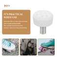 thumbnail image 5 of BESTOYARD Professional Roller Skate Toe Stops White Rubber Metal Easy Install for Skaters, 5 of 5
