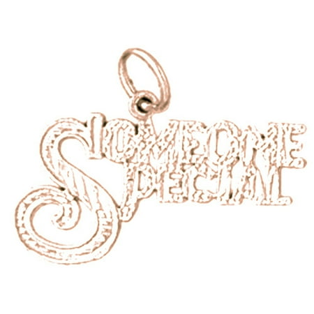 14K Rose Gold Someone Special Pendant - 18 mm