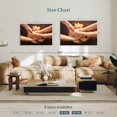 thumbnail image 4 of Elephant Stock Spa Pedicure Wall Art - Horizontal Canvas Wall Art - Living Room Wall Decor - Wellness Canvas - Brown And Beige Decor - 39" x 26", 4 of 8