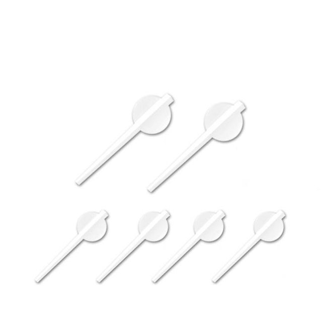 White Modern 6 Gauge Needle Set