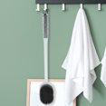 thumbnail image 5 of Unique Bargains 1 Pc Double Sided Wave Handle Bath Brush for Bathroom 16.93"x2.95"x2.36" Gray White, 5 of 6