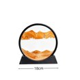 thumbnail image 3 of Moving Sand Art Picture Hourglass Decor, Plastic Dynamic Sandscape Ornament for Wine Cabinet, Office Desk, Home and Office Decor, Calming Stress Relief, 3 of 7