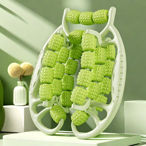 Muscle Relaxer Massage Roller for Cellulite and Leg Relief, Handheld Roller Tool for Clamping and Kneading Therapy to Reduce Tension