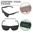 thumbnail image 3 of Walleva Ice Blue Polarized Replacement Lenses for Smith Lowdown Sunglasses, 3 of 6