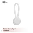 thumbnail image 3 of Magnetic Cable Clips 4.3 Inch x 0.6 Inch White for Home, Kitchen, Office, 10 Pcs, 3 of 5