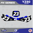 thumbnail image 2 of Kalair GFX Graphics Kit for Yamaha YZ80 (1993-2001) Fh Series, 2 of 5