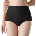 thumbnail image 4 of Kmdttou Up to 30% off!Women's Ladies Comfortable Ice Shreds Cool Large Size Abdominal Contraction Panties Hight Waiste Underpants (Available in Plus Size), 4 of 7