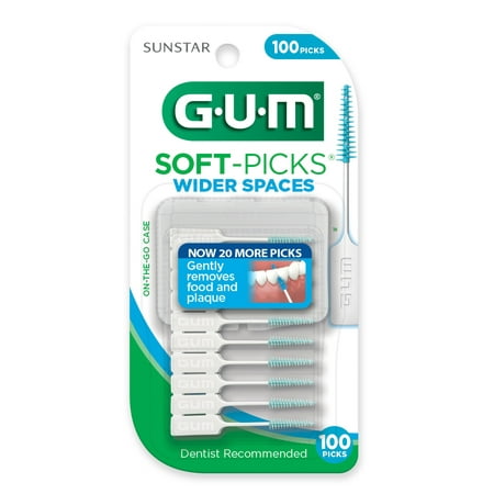 GUM Soft-Picks Wide 100 Count (Best Gum For Braces)