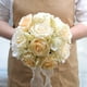 thumbnail image 4 of Ramos de boda artificiales para novia, ramo de novia para fiesta beige-1, 4 of 7