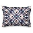 thumbnail image 2 of Creative Products American Star Plaid Pattern 14x20 Spun Poly Pillow, 2 of 3