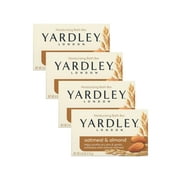 Yardley London Moisturizing Bath Bar Oatmeal & Almond 4.0 Oz. Pack of 4