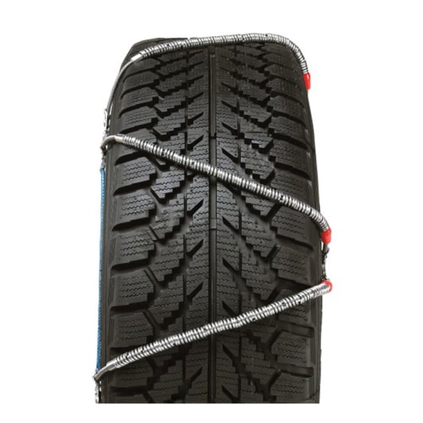 Super Z 6 Compact Cable Tire Snow Chain Set for Cars, Trucks, and