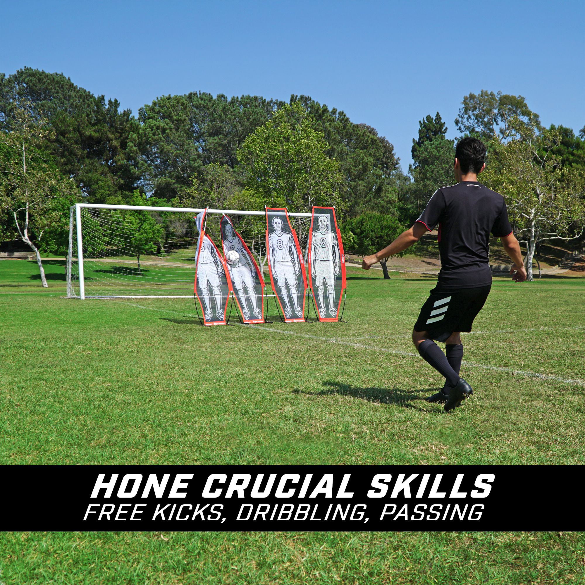 Precision Football Mini Mannequins set of 3 Training Drills Skill 