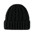 thumbnail image 2 of D-GROEE Women's Winter Beanie Warm Acrylic Fiber - Thick Slouchy Cable Knit Skull Hat Ski Cap, 2 of 8