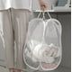 thumbnail image 4 of Bud Mesh Pop Up Cesto de ropa sucia, Cesto de ropa plegable portátil para habitación de niños, dormitorio universitario o viaje, plegable para almacenamiento, blanco Ormromra WMPH-1016, 4 of 7