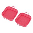 thumbnail image 1 of Cesta de silicona para freidora, 2 piezas Cesta de silicona para freidora Revestimiento de silicona para freidora Olla de silicona para freidora Resistente y duradera, 1 of 12