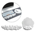 thumbnail image 2 of Cute Cloud Shape Wrist Rest Pad PU and Anti-Slip Rubber Base Memory Foam Keyboard Mousepad Palm Rest Set, 2 of 9