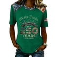 thumbnail image 3 of Youpwaven America 250th Anniversary USA Shirt Merchandise for Women, We the People 1776-2026 Patriotic Top, USA Flag Commemorative Tee, 3 of 5