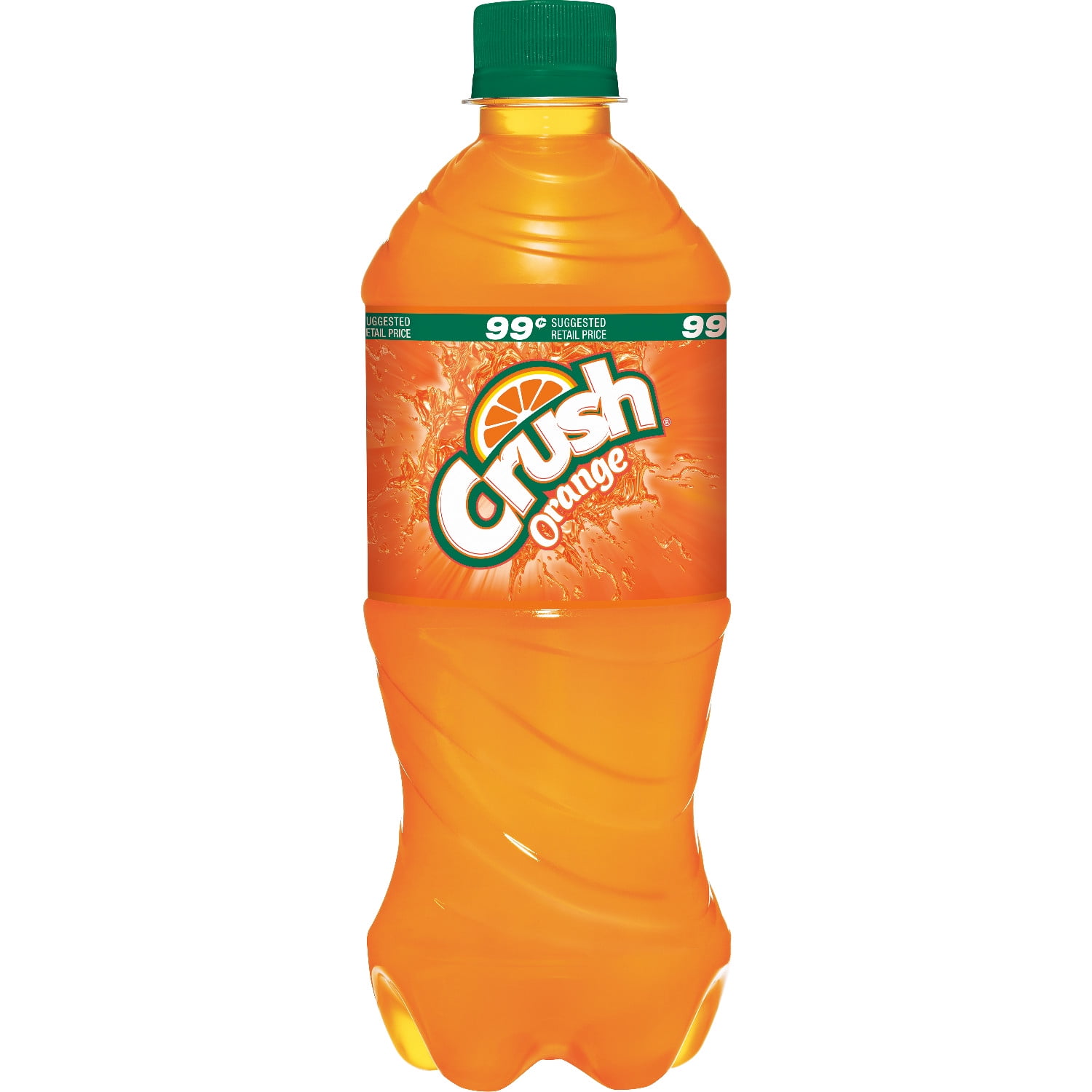 Crush Caffeine Free Orange Soda Fl Oz Walmart Com Walmart Com