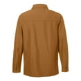 thumbnail image 5 of Harriton M72 Unisex Flex Twill Overshirt-Duck Brown-XL, 5 of 6