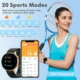 ZKCREATION Android iPhone Compatible Smart Watch With Bluetooth Text zkcreation-android-iphone-compatible-smart-watch-with-bluetooth-text