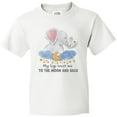 thumbnail image 3 of Inktastic My Gigi Loves me to the Moon and Back Elephant Family Youth T-Shirt, 3 of 5
