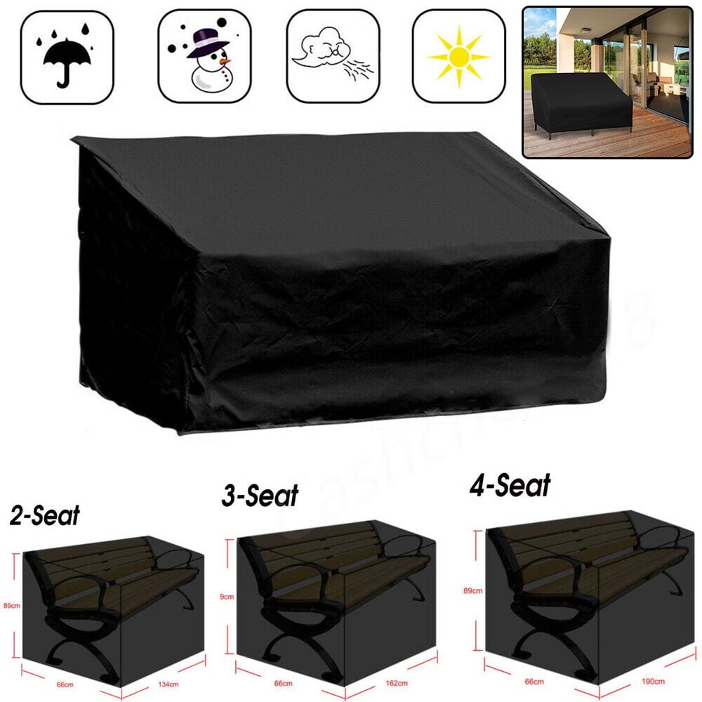 Patio Furniture Cover Garden Waterproof Large Black 4/6 Seater Outdoor UK 