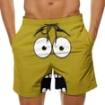 thumbnail image 1 of Pantalones Cortos de Cintura Elástica de los Hombres Casual Divertido Impreso Pantalones Cortos de Natación, Bajos de Playa de Verano Ligeros con Bolsillos, 1 of 5